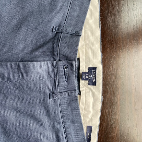 Men’s J. Crew Flex Pant Slim, Navy - Picture 3 of 4